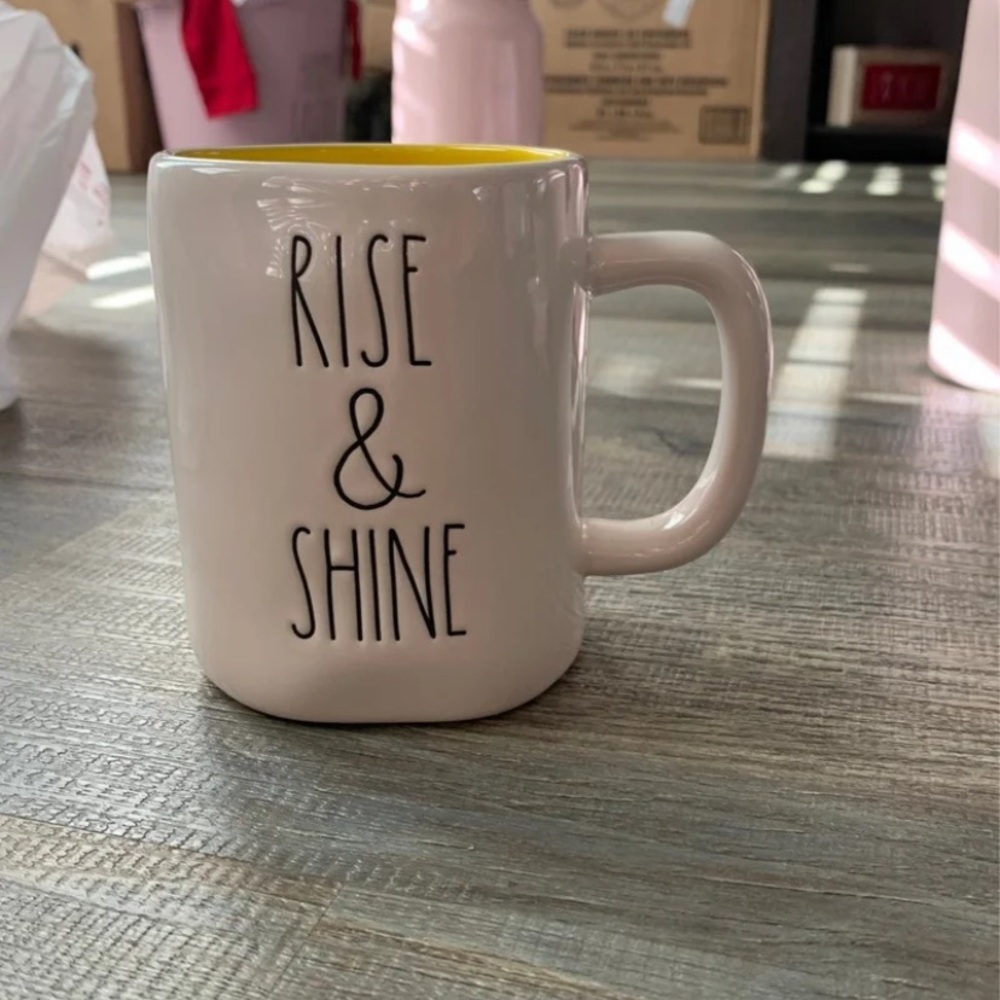 Rae Dunn rise and shine mug